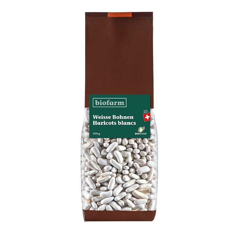 Haricots blancs suisses BIO - 500g - Biofarm