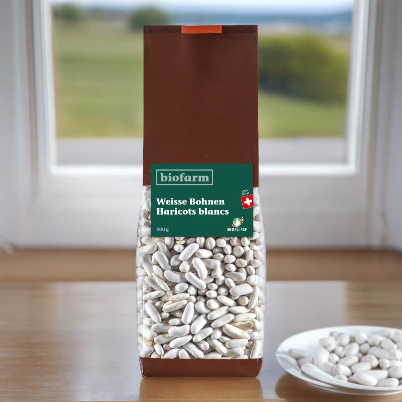 Haricots blancs suisses BIO - 500g - Biofarm