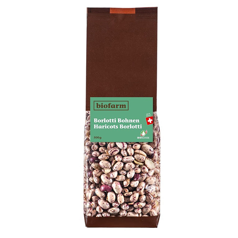 Haricots Borlotti suisses BIO - 500g - Biofarm