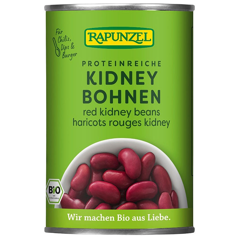 Haricots rouges Kidney en conserve BIO - 400g - Rapunzel