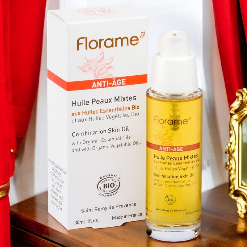 Huile anti-âge BIO peaux mixtes - 30ml - Florame