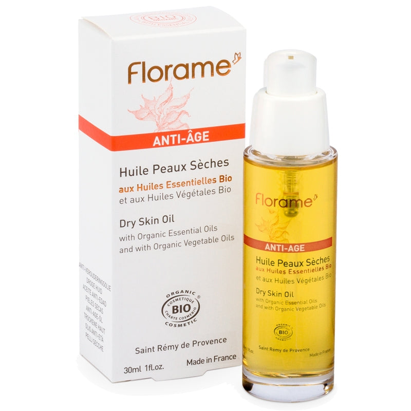 Bio-Anti-Aging-Öl für trockene Haut – 30 ml – Florame