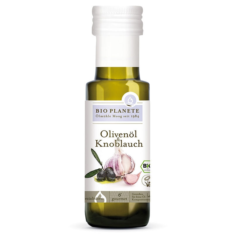Bio-Olivenöl und Knoblauch – 100 ml – Bio Planète