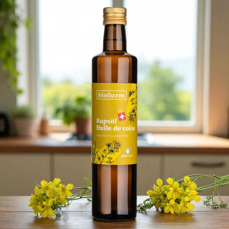 Huile de colza suisse BIO - 500ml - Biofarm