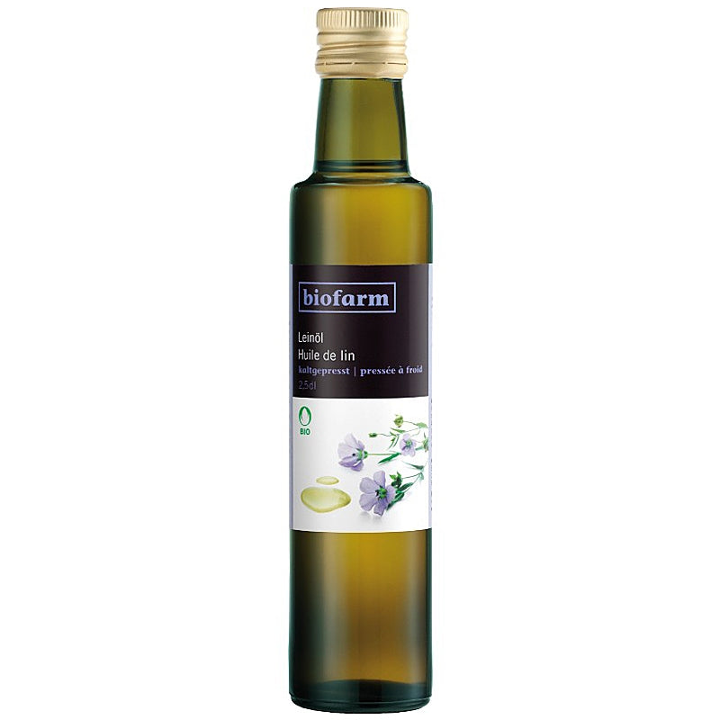 Bio-Leinöl – 250 ml – Biofarm