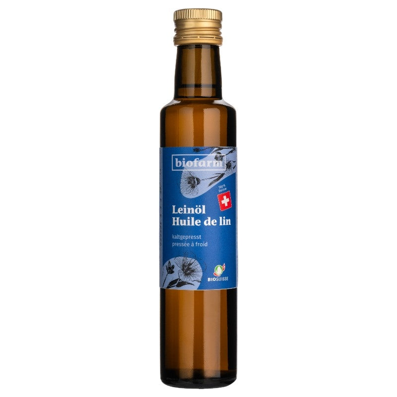 Huile de lin suisse BIO - 250ml - Biofarm