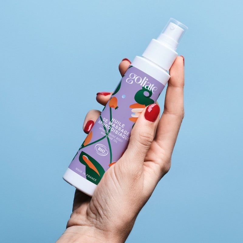 Huile de massage aphrodisiaque bio 100 ml goliate 2
