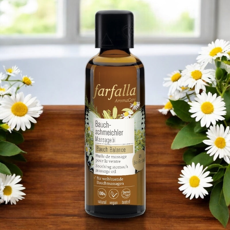 Bio-Fenchel-Bauchmassageöl – 75 ml – Farfalla