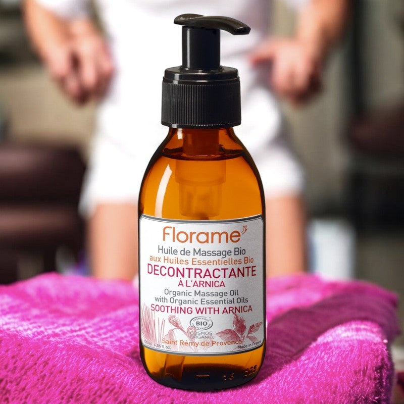Bio-Arnika-Massageöl zur Vorbereitung und Regeneration – 120 ml – Florame