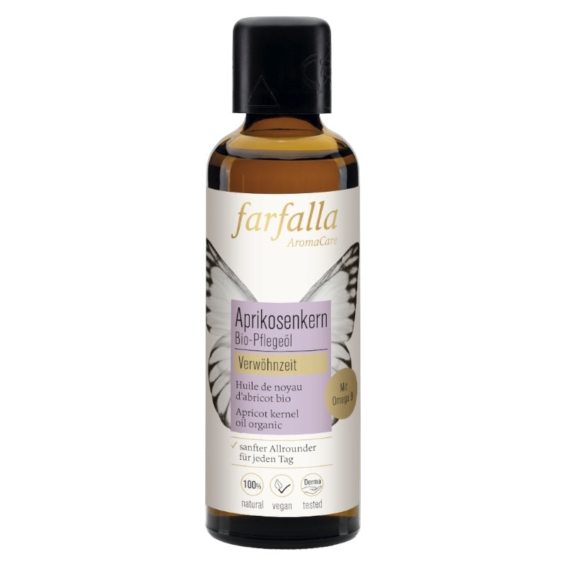 Huile de noyau d'abricot BIO - 75ml - Farfalla
