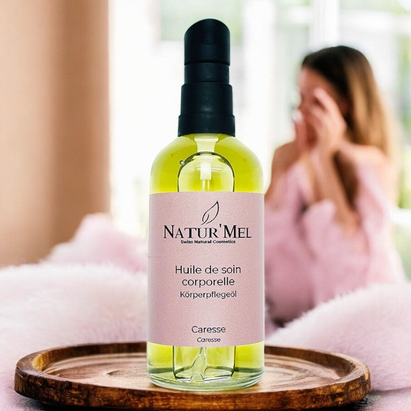 Huile de soin corporelle bio caresse 100 ml natur mel 2