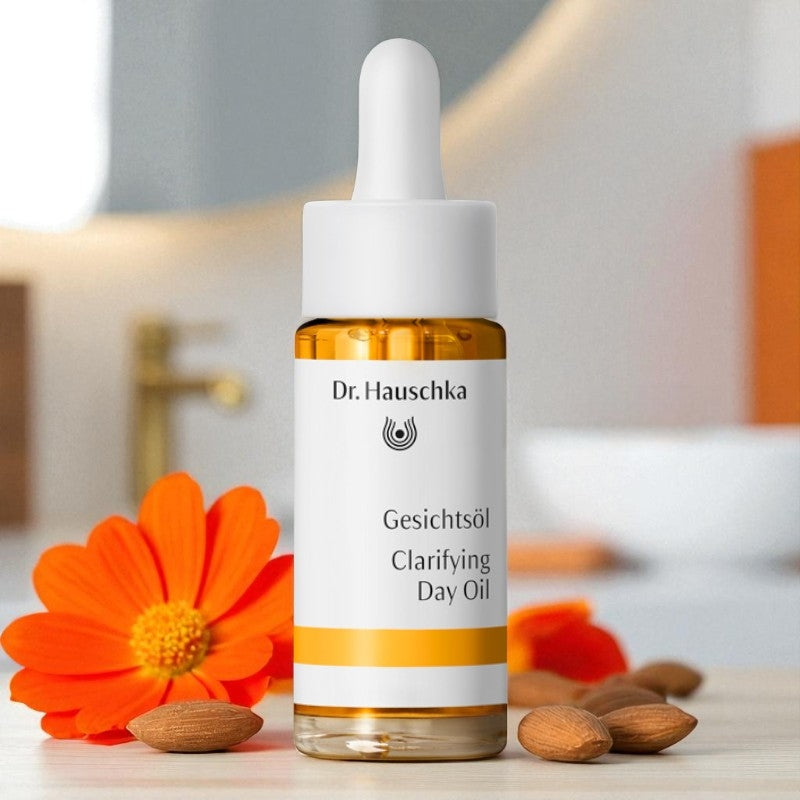 Huile équilibrante visage BIO amande douce & calendula - 18ml - Dr. Hauschka