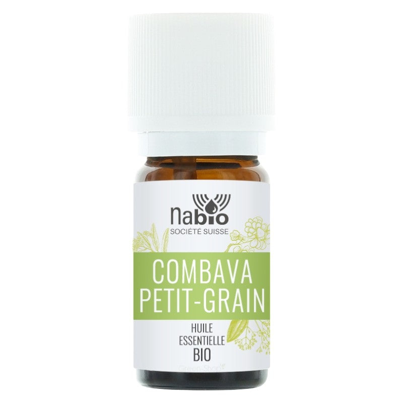 Bio-ätherisches Petitgrain-Öl von Combava – 10 ml – Nabio