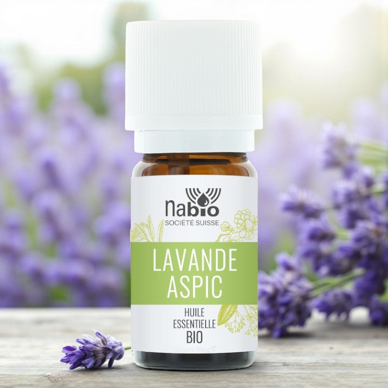 Ätherisches Bio-Lavendelöl (Spike Lavendel) – 10 ml – Nabio