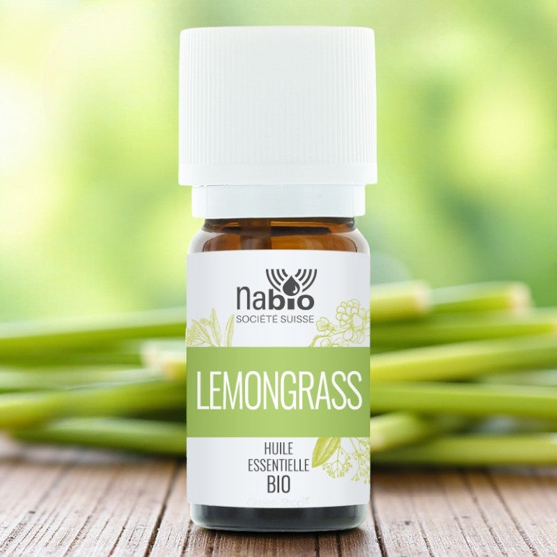Ätherisches Bio-Zitronengrasöl – 10 ml – Nabio
