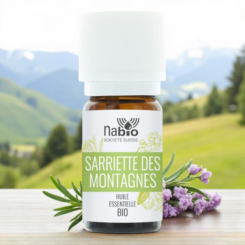 Ätherisches Bio-Bergbohnenkrautöl – 10 ml – Nabio