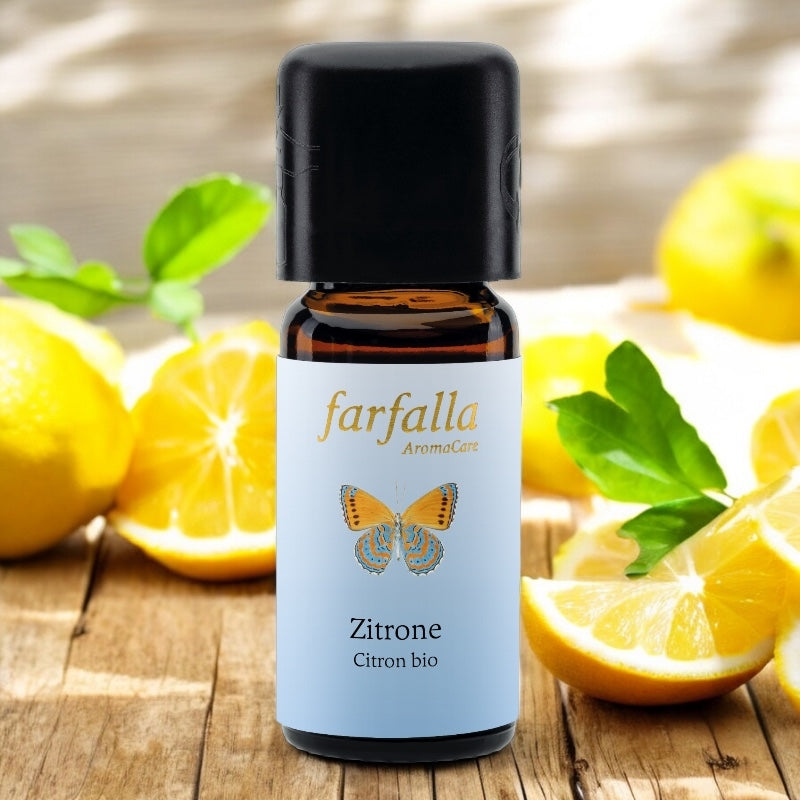 Ätherisches Bio-Zitronenöl – 10 ml – Farfalla