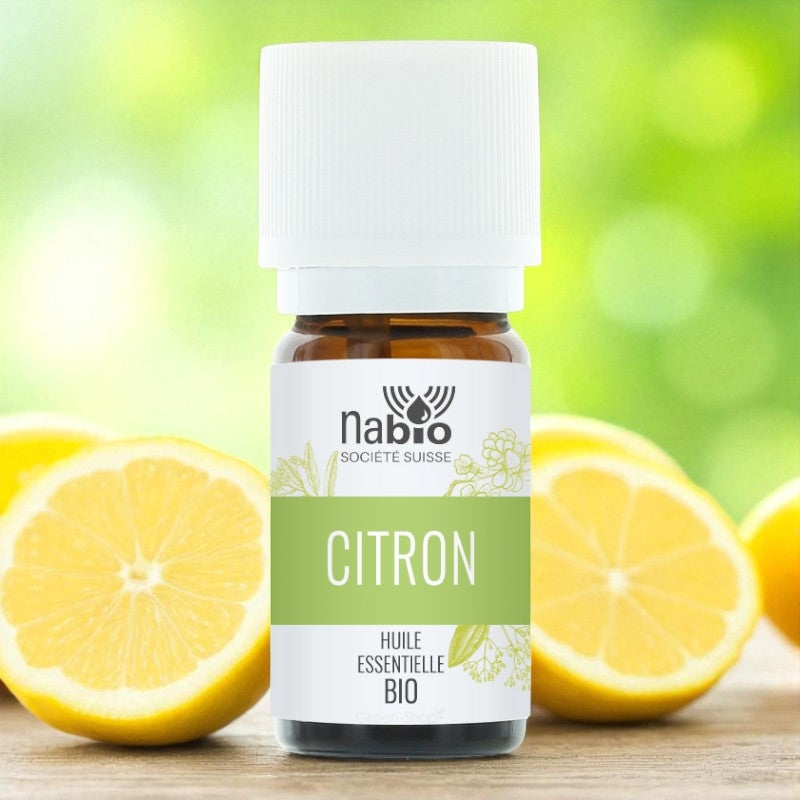 Ätherisches Bio-Zitronenöl – 10 ml – Nabio