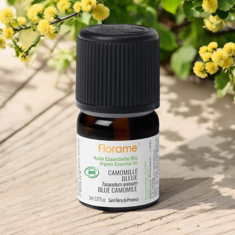 Huile essentielle de camomille bleue bio 2 ml florame 2