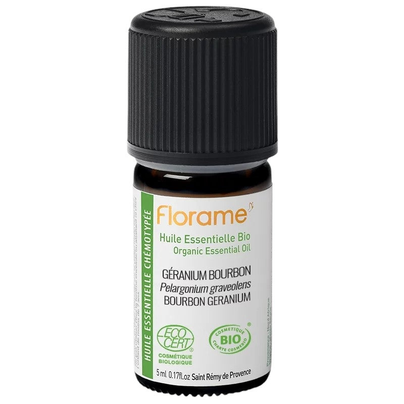 Ätherisches Bio-Bourbon-Geranienöl – 5 ml – Florame