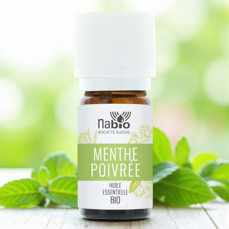 Ätherisches Bio-Pfefferminzöl – 10 ml – Nabio