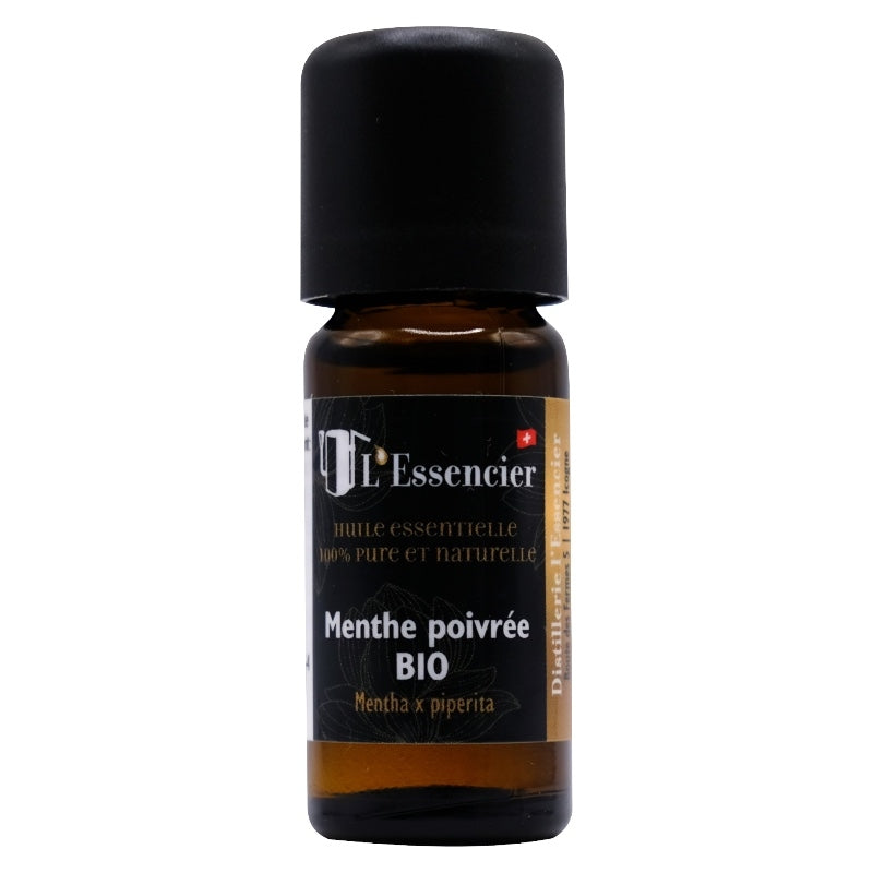Huile essentielle de Menthe poivrée bio - 10ml - L'Essencier