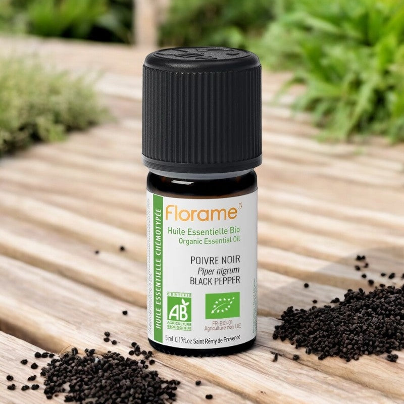 Huile essentielle de Poivre noir BIO - 5ml - Florame