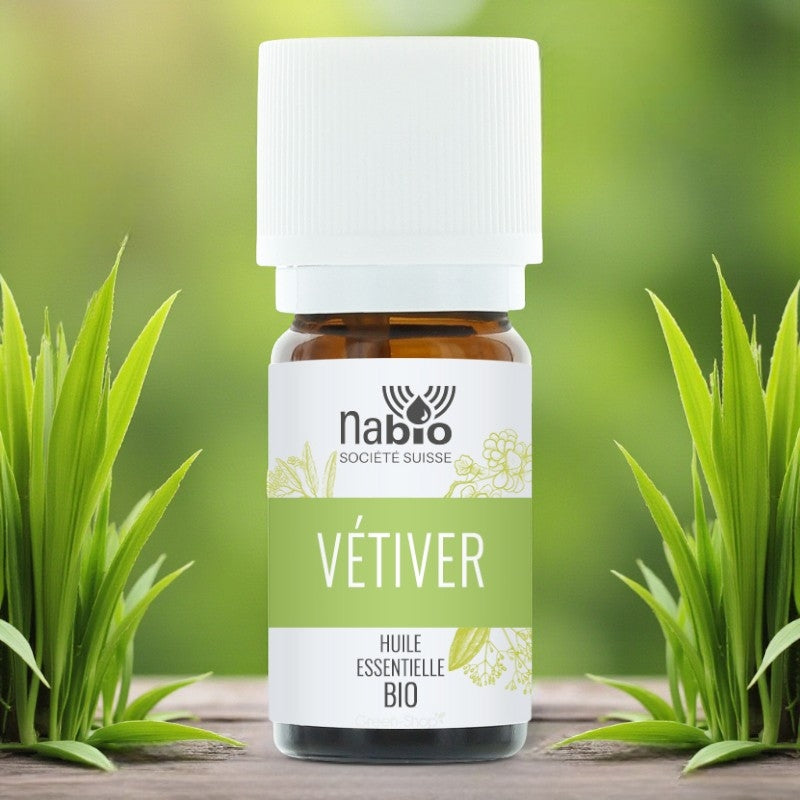 Ätherisches Bio-Vetiveröl – 10 ml – Nabio