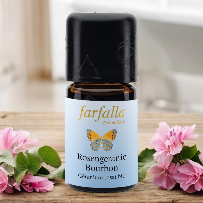 Huile essentielle Géranium rosat BIO - 5ml - Farfalla