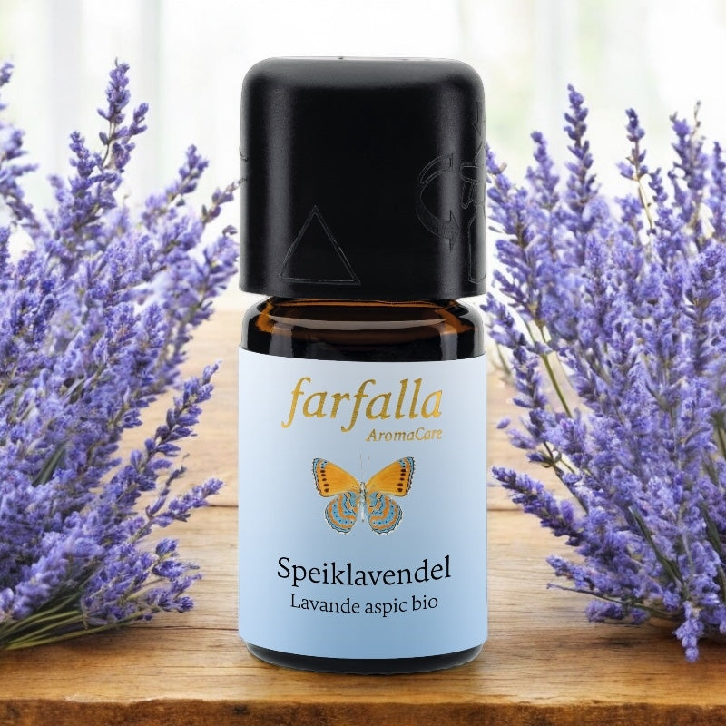 Ätherisches Bio-Lavendelöl (Spike Lavendel) – 5 ml – Farfalla