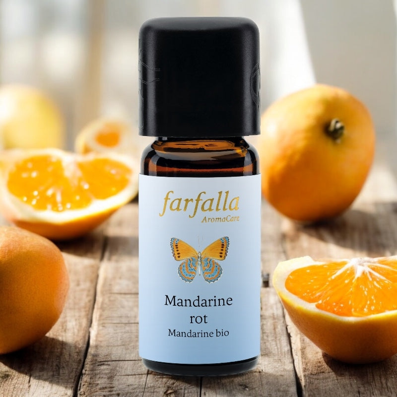 Ätherisches Bio-Mandarinenöl (rote Mandarine) – 10 ml – Farfalla
