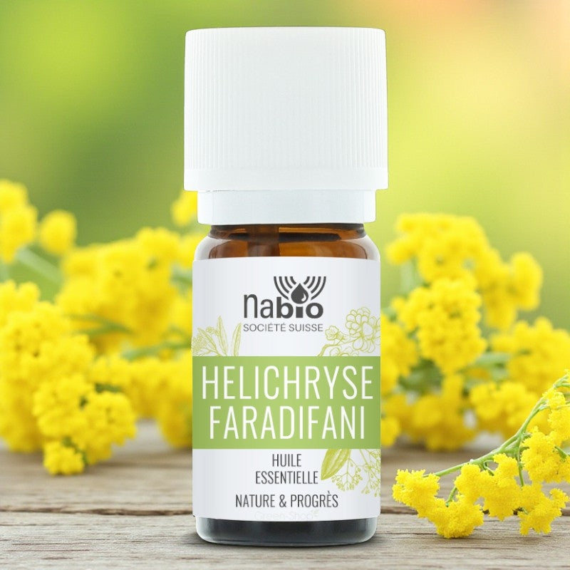 Natürliches ätherisches Helichrysum-faradifani-Öl – 10 ml – Nabio