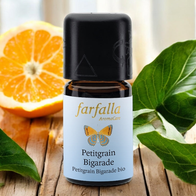 Ätherisches Bio-Petitgrain-Bigarade-Öl – 5 ml – Farfalla