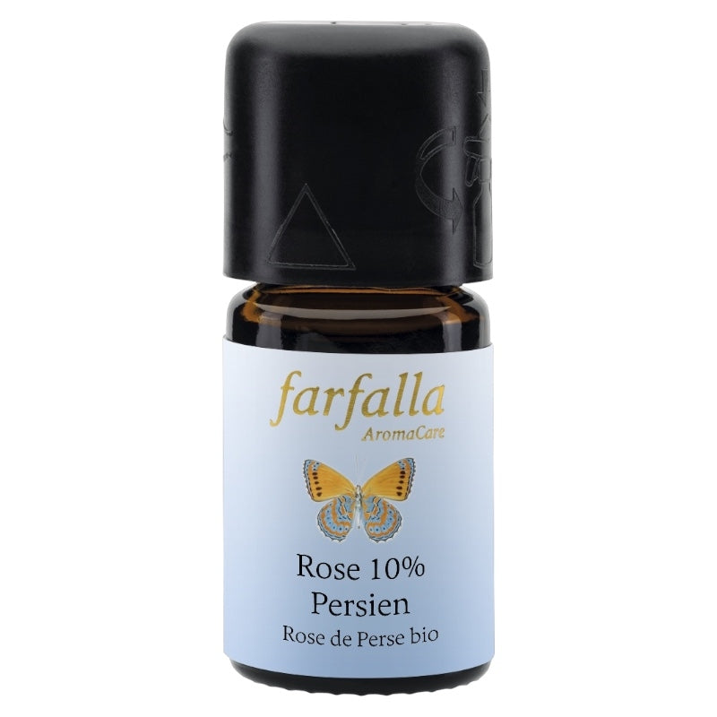 Huile essentielle Rose de Perse 10% (90% huile jojoba) BIO - 5ml - Farfalla