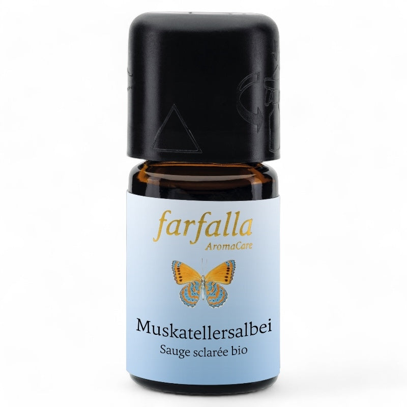 Ätherisches Bio-Muskatellersalbeiöl – 5 ml – Farfalla