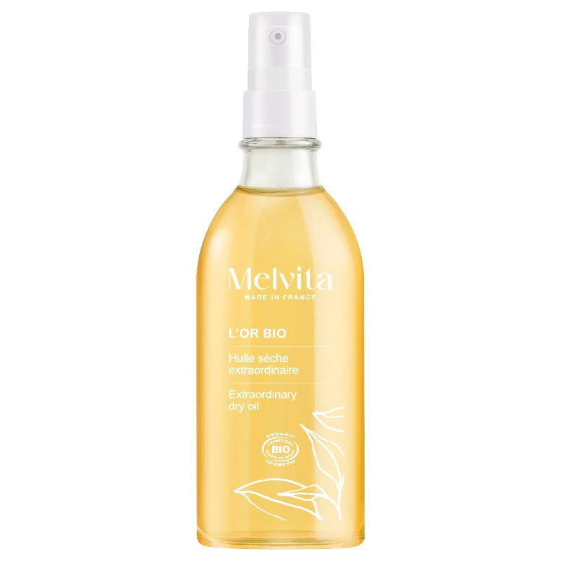 Außergewöhnliches Bio-Gesichts-, Körper- und Haaröl mit 5 Ölen – 100 ml – Melvita