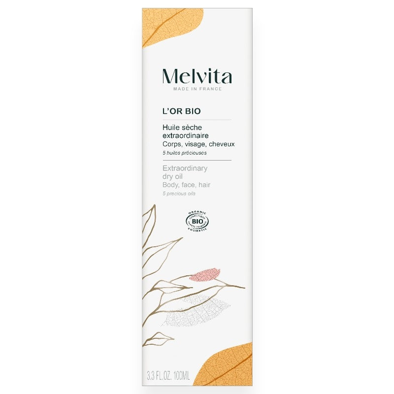 Außergewöhnliches Bio-Gesichts-, Körper- und Haaröl mit 5 Ölen – 100 ml – Melvita