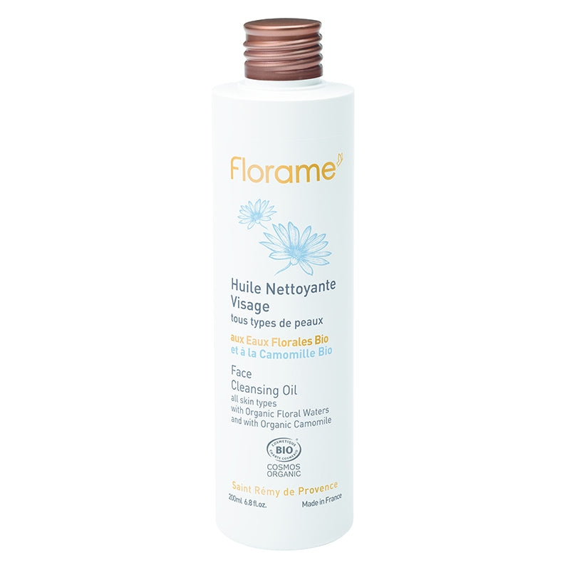 Huile nettoyante visage BIO camomille - 200ml - Florame