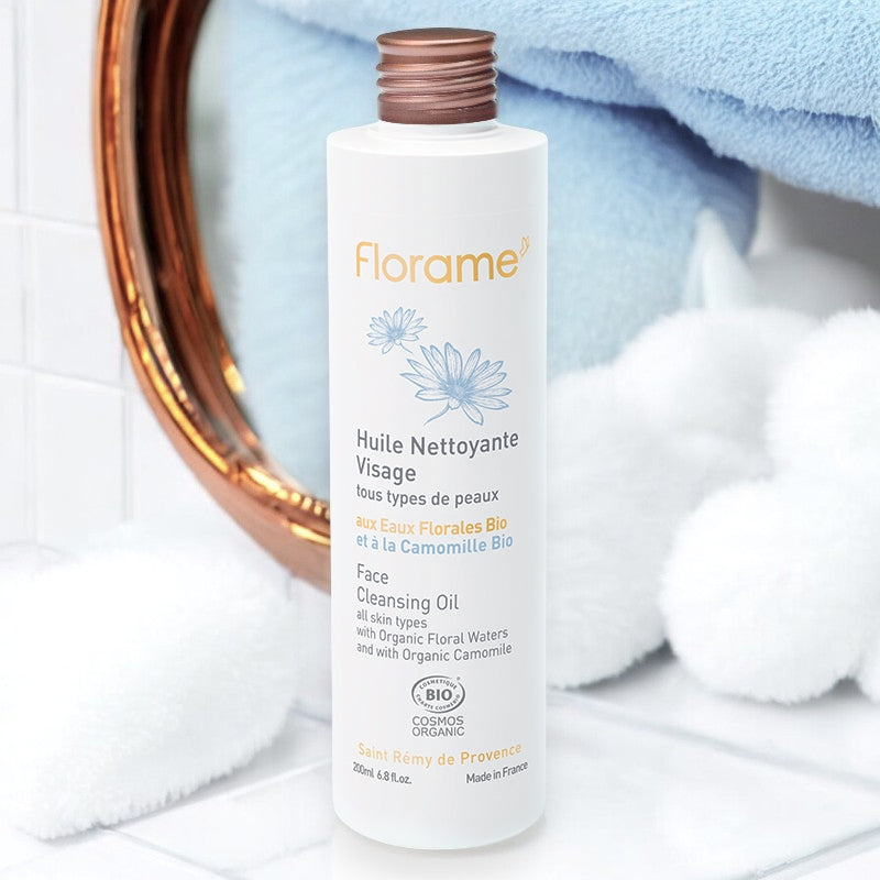 Huile nettoyante visage BIO camomille - 200ml - Florame