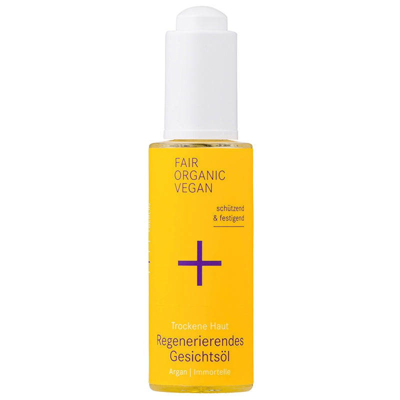 Regenerierendes Bio-Gesichtsöl mit Immortelle und Arganöl – 30 ml – i+m