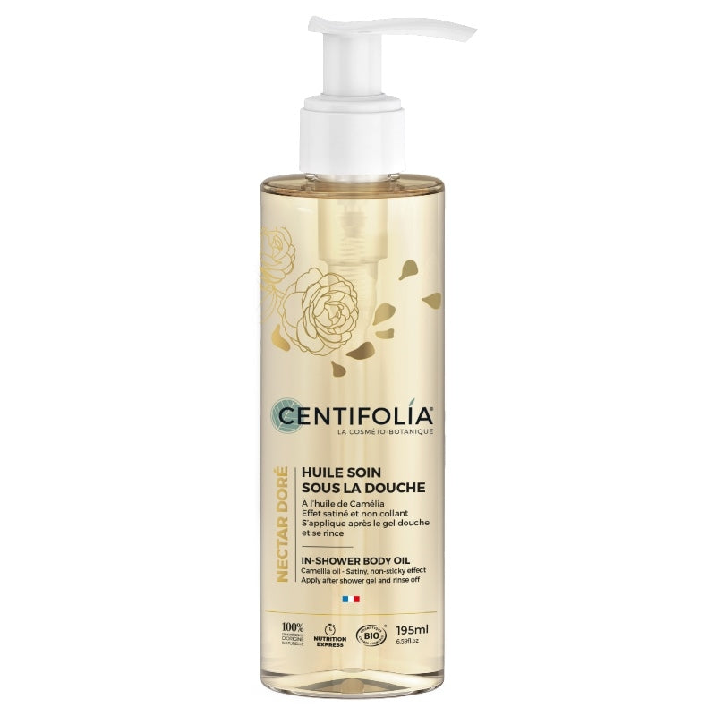 Huile soin sous la douche BIO camélia - Nectar Doré - 200ml - Centifolia