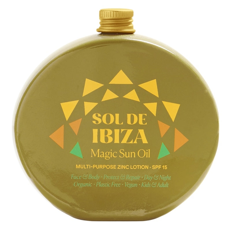 Bio-Sonnenschutzöl für Gesicht und Körper, LSF 15 – 100 ml – Sol de Ibiza