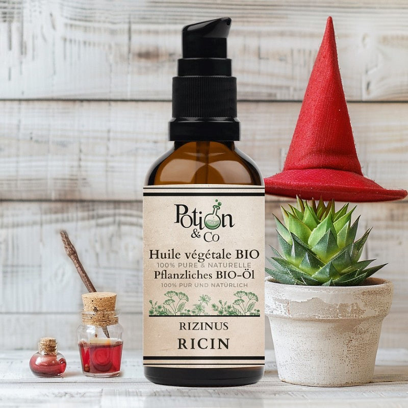 Huile végétale de ricin BIO - 50ml - Potion & Co
