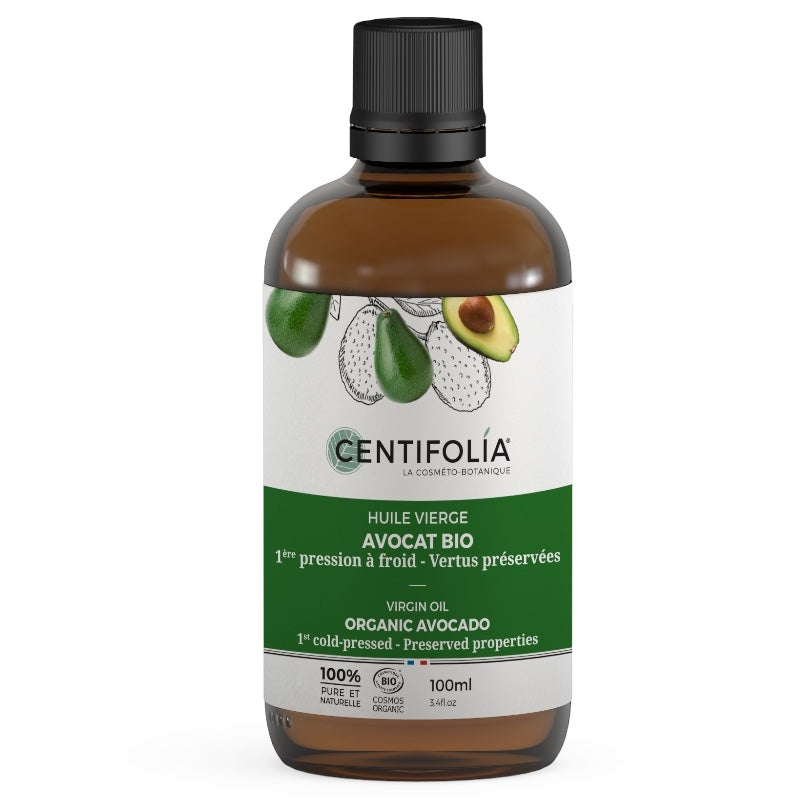 Huile vierge avocat BIO - 100ml - Centifolia