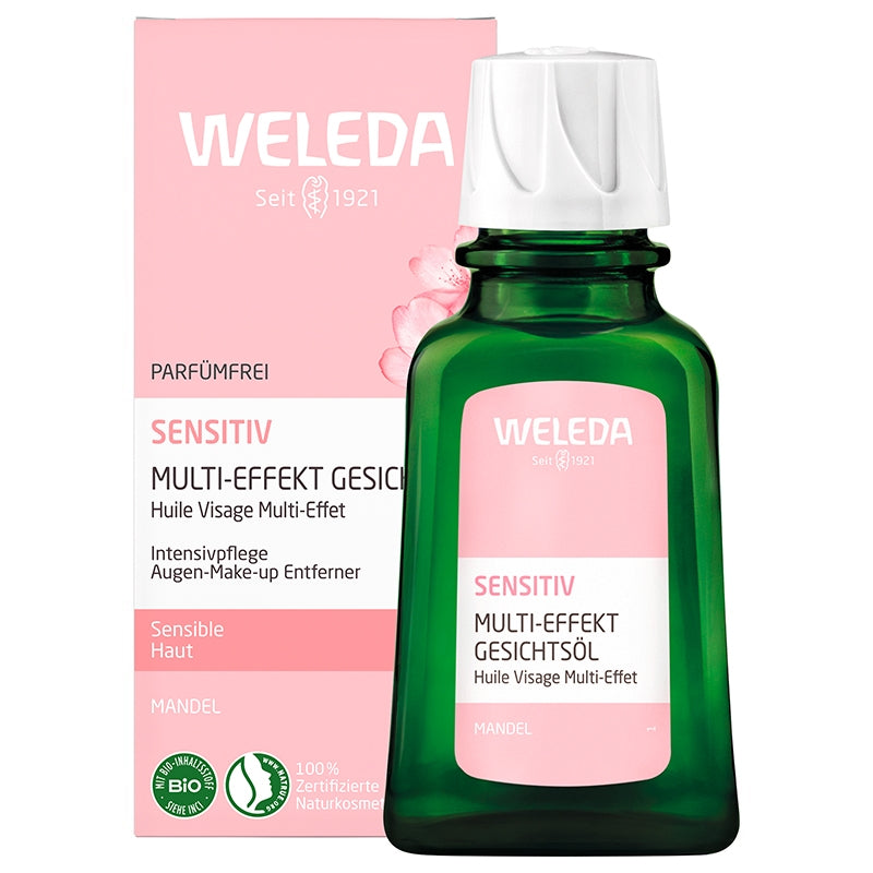 Weleda Multi-Effekt Sensitive Bio-Mandel-Gesichtsöl - 50 ml