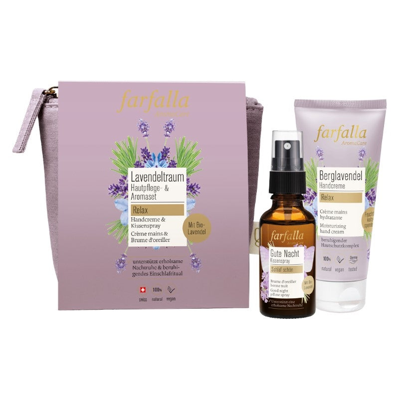 Lavendeltraum Aroma- und Hautpflege-Set - Farfalla