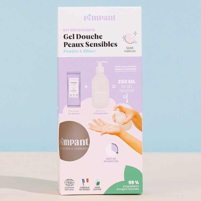 Entdecker-Set mit parfümfreiem Duschgel – Pimpant