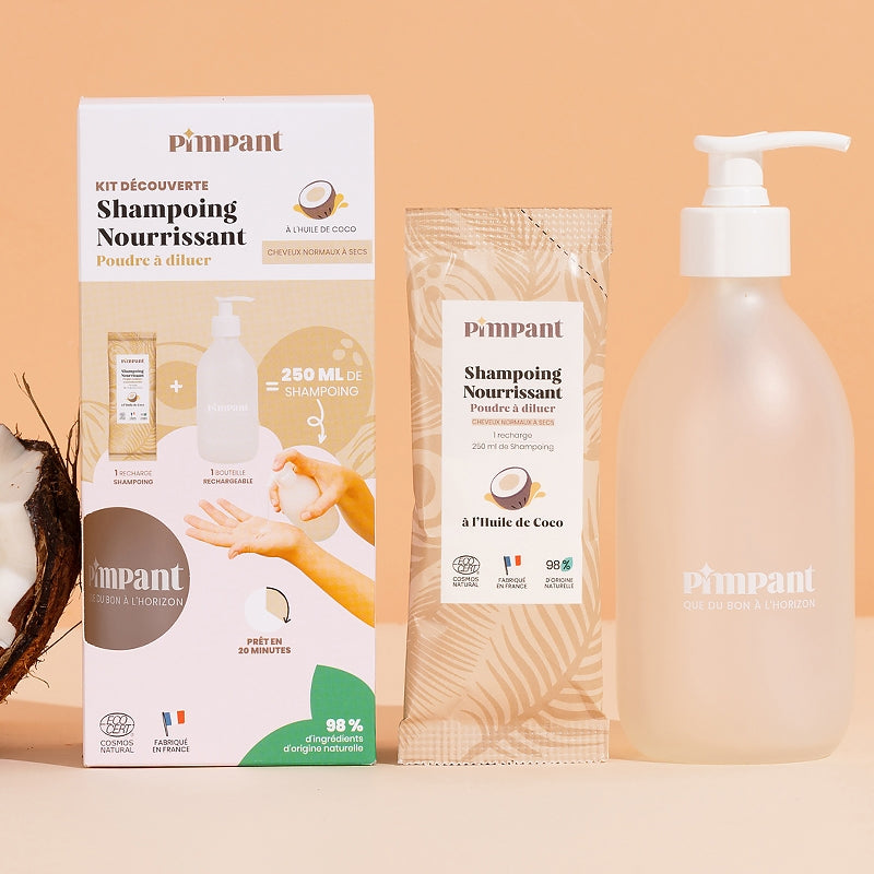 Kit découverte shampooing nourrissant coco - Pimpant