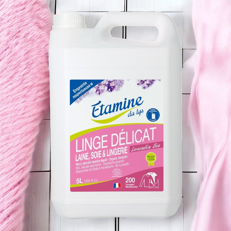 Umweltfreundliches Woll- und Feinwaschmittel mit Lavendel - 5L - Etamine du Lys