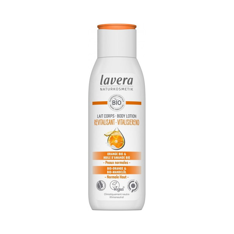 Revitalisierende Bio-Körperlotion mit Orange und Mandel – 200 ml – Lavera